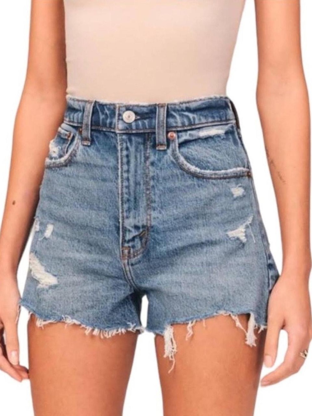 Abercrombie & Fitch High Rise 4” Short